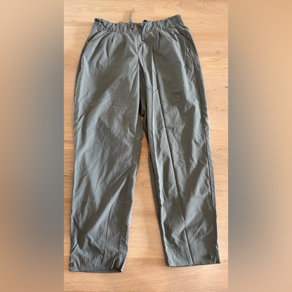 REI co-operative nylon hiking pants green size large